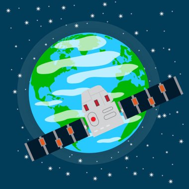 Uydu ve dünya gezegeni