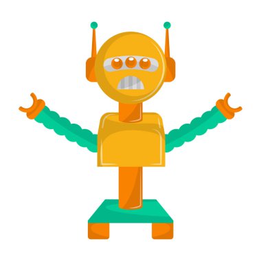 Üzgün robot oyuncak