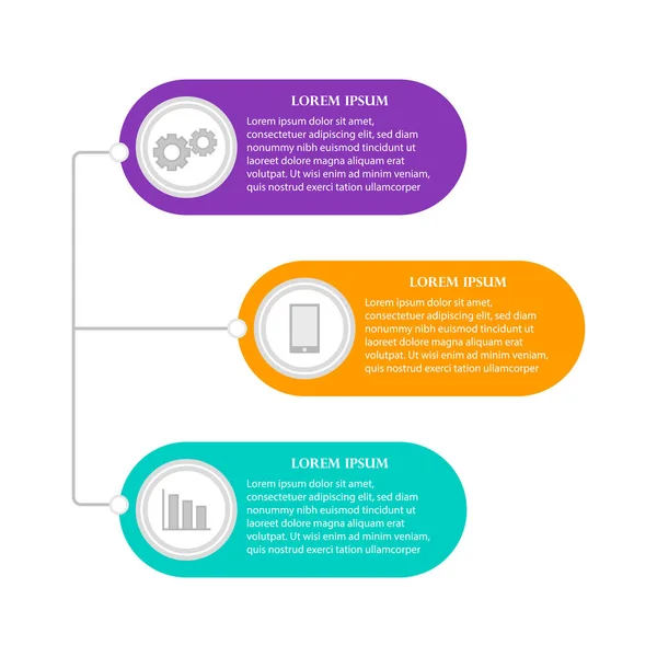 Ilustração de Infográficos de Negócios — Vetor de Stock