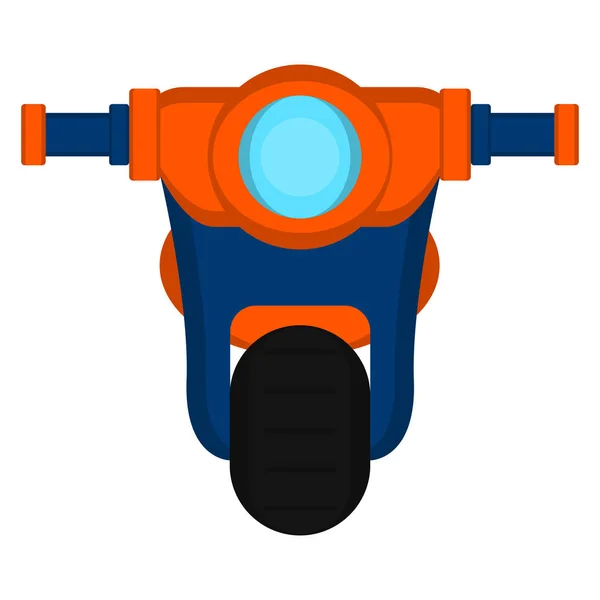 Isoliertes Motorrad-Image — Stockvektor