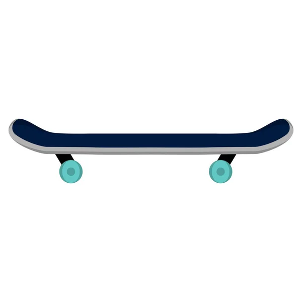 Isoliertes Skateboard-Image — Stockvektor