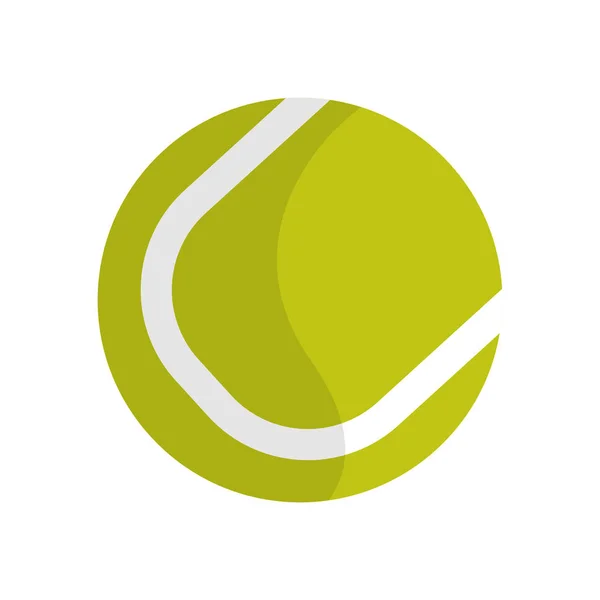 Isolierter Tennisball — Stockvektor