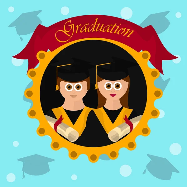 Απεικόνιση αντικειμένων αποφοίτησης — Διανυσματικό Αρχείο