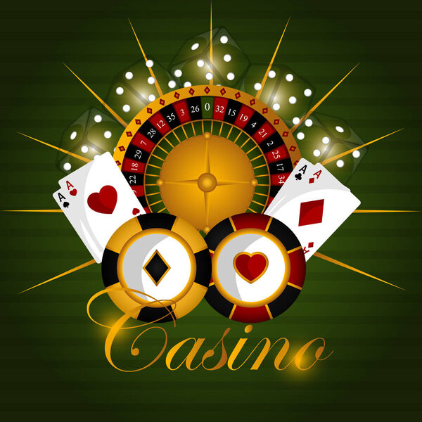 Casino poster illustration