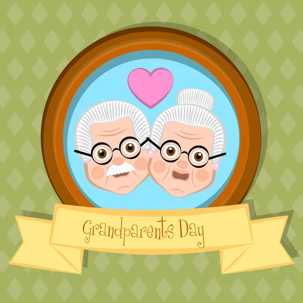 Grandparents day card — Stock Vector