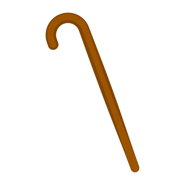 木製の杖 — ストックベクタ
