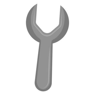 İzole İngiliz anahtarı resmi