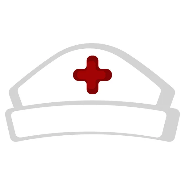Capa de enfermeira isolada — Vetor de Stock