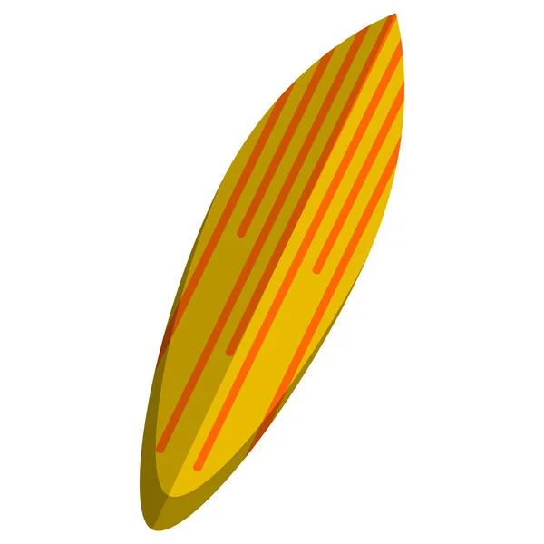 İzole renkli sörf tahtası — Stok Vektör