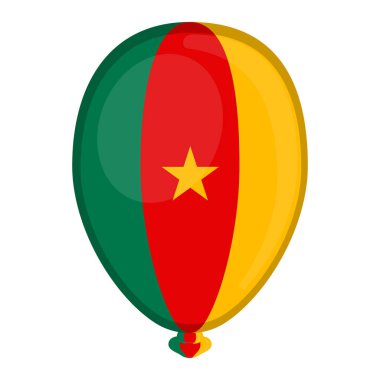 Kamerun'un balon şeklindeki bayrağı