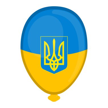 Ukrayna bir balon şeklinde bayrak