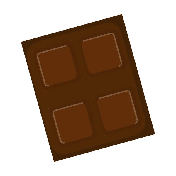 Chocoladereep afbeelding — Stockvector