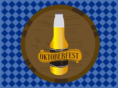 Oktoberfest poster illüstrasyon