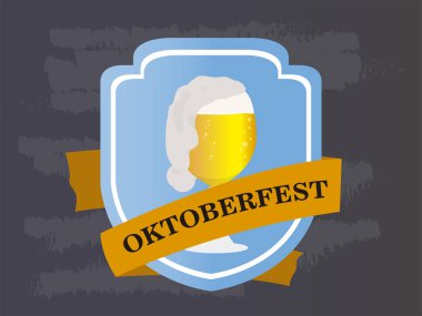 Oktoberfest poster illüstrasyon