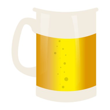 Ayrı bir bira bardağı.