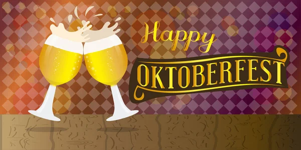 Oktoberfest cartel ilustración — Vector de stock