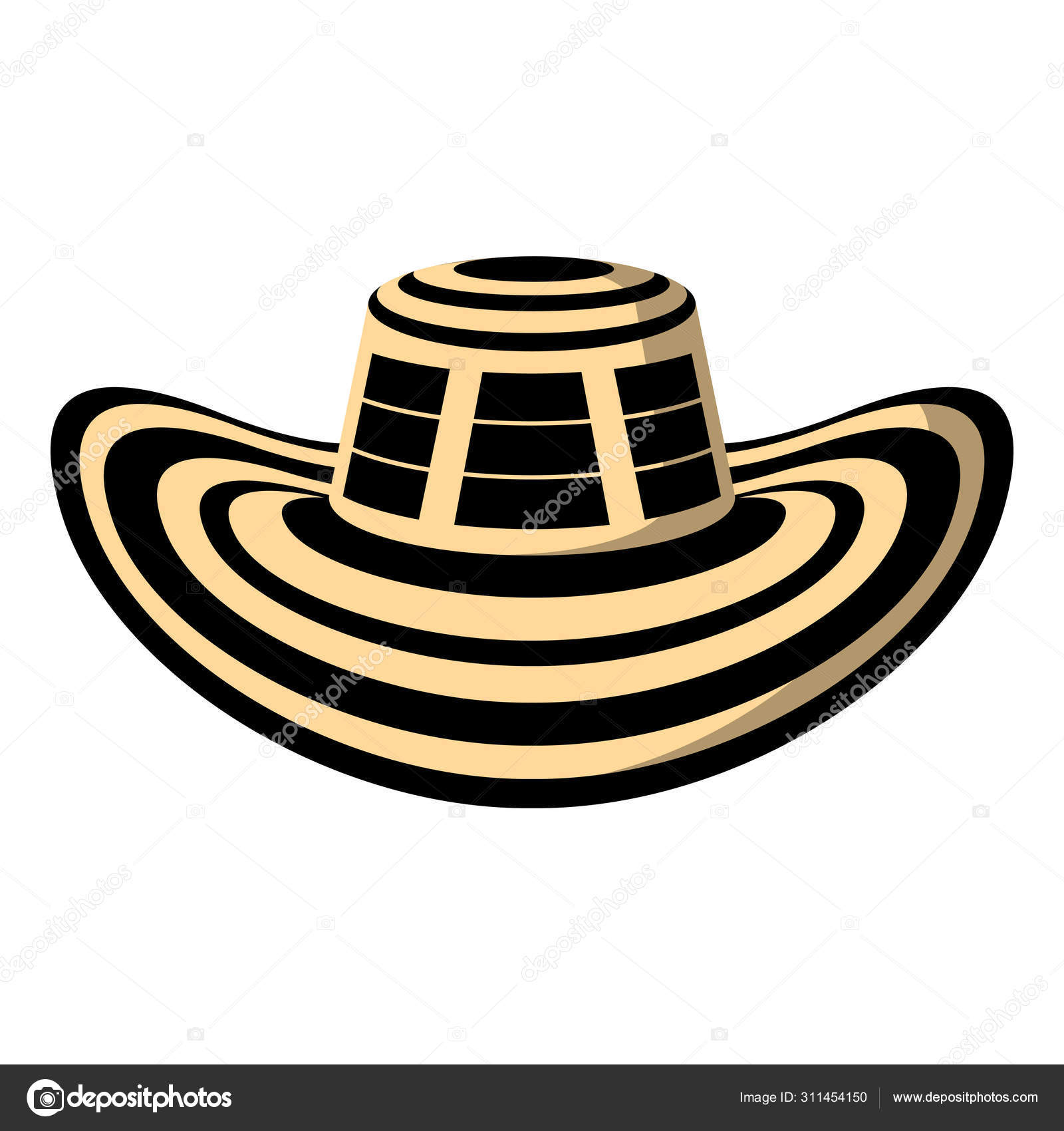 Ánimo Aire acondicionado Superar 44 Sombrero vueltiao Vector Images | Depositphotos