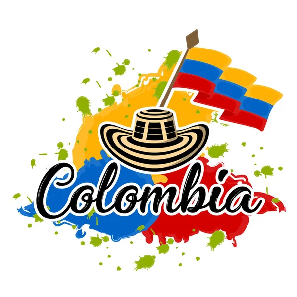 Representatief beeld van Colombia — Stockvector