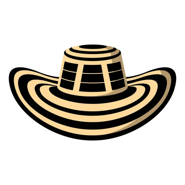 Sombrero tradicional colombiano — Vector de stock