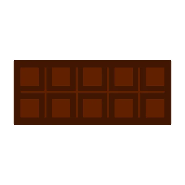 Barra de chocolate isolada —  Vetores de Stock