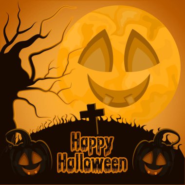 Mutlu Cadılar Bayramı Kartı