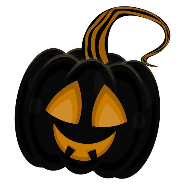 Zucca spaventosa di Halloween — Vettoriale Stock