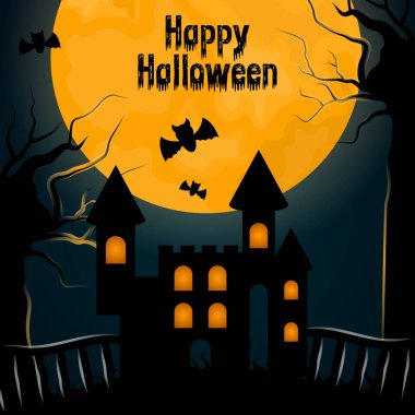 Mutlu Cadılar Bayramı Kartı