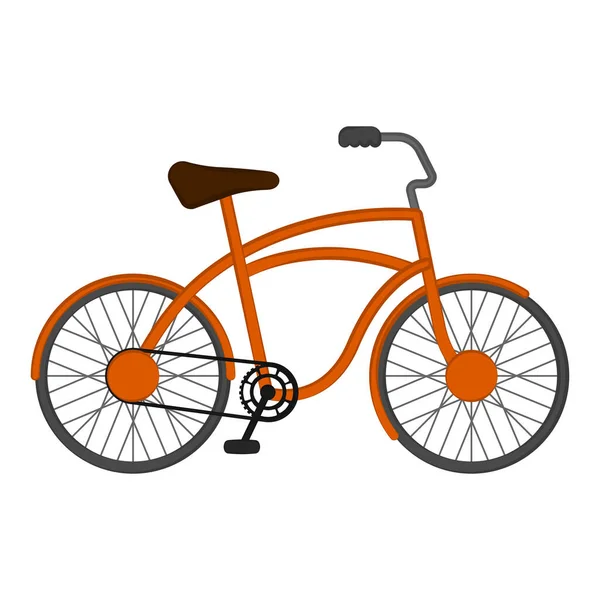 Geïsoleerd fiets beeld — Stockvector