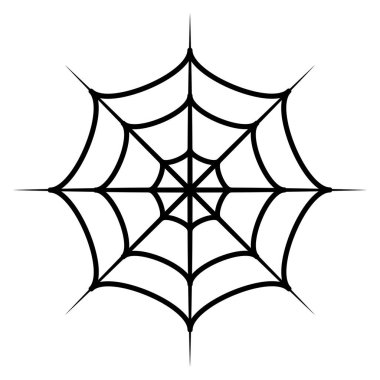 İzole edilmiş örümcek ağı resmi