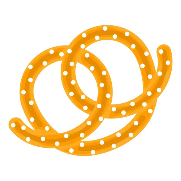 Icono de pretzel aislado — Vector de stock