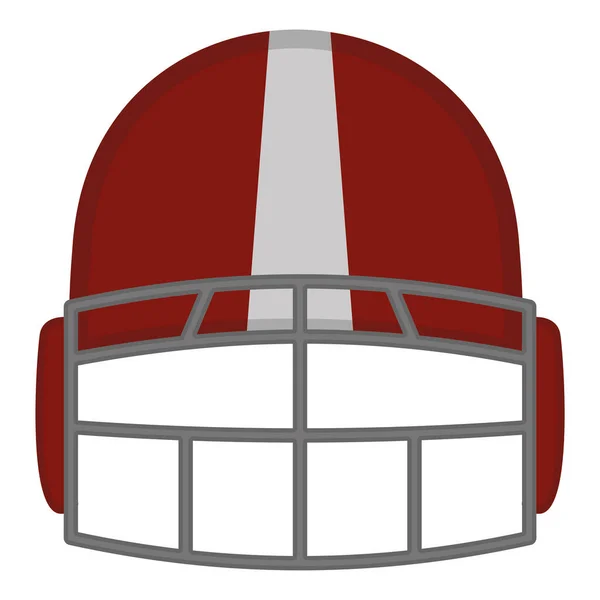 Casco de rugby aislado — Archivo Imágenes Vectoriales