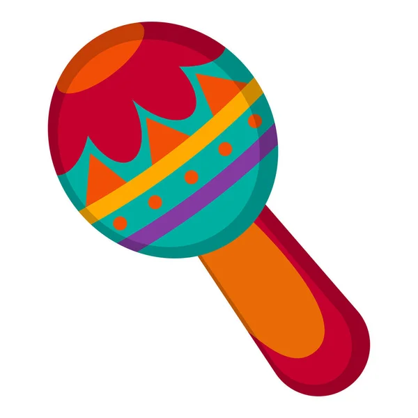 Traditional mexican maraca — Stock Vector