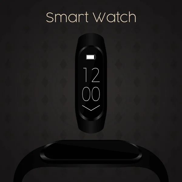 Ilustração cartaz Smartwatch — Vetor de Stock