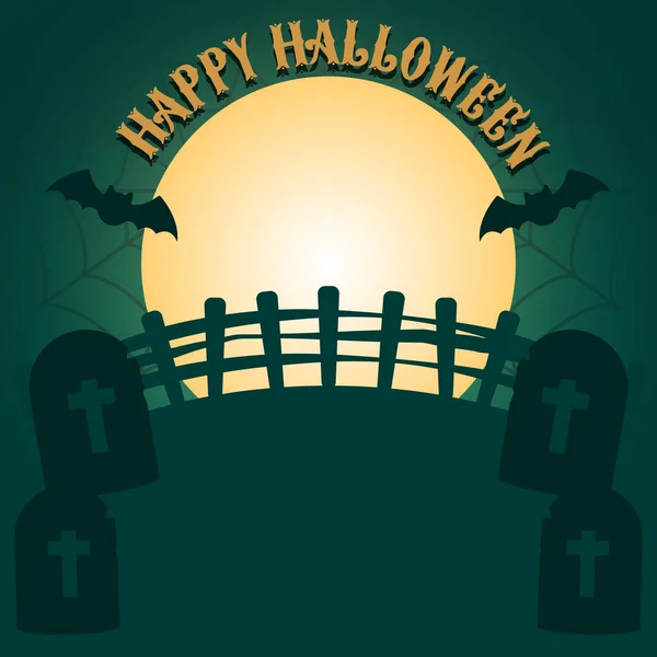 Halloween spooky bakgrund — Stock vektor