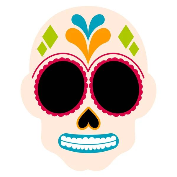 Crâne mexicain image — Image vectorielle