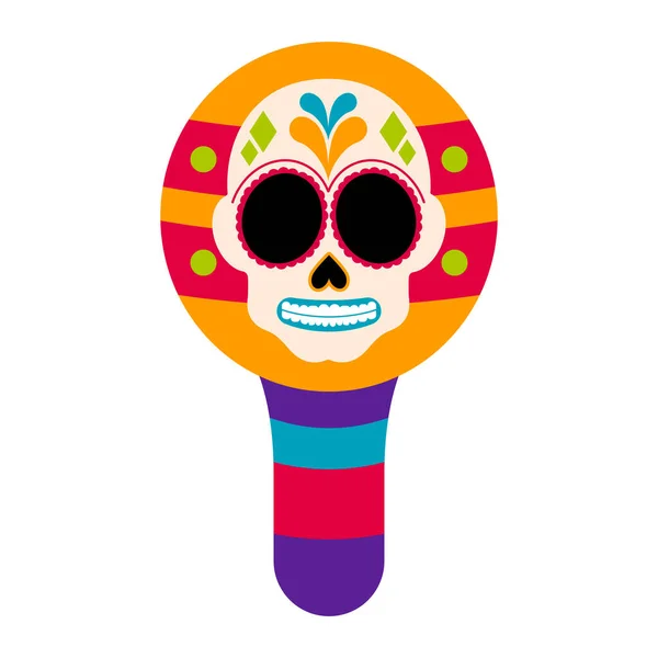 Maraca tradicional mexicana — Archivo Imágenes Vectoriales