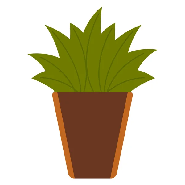 Geïsoleerde woning indoor plant — Stockvector