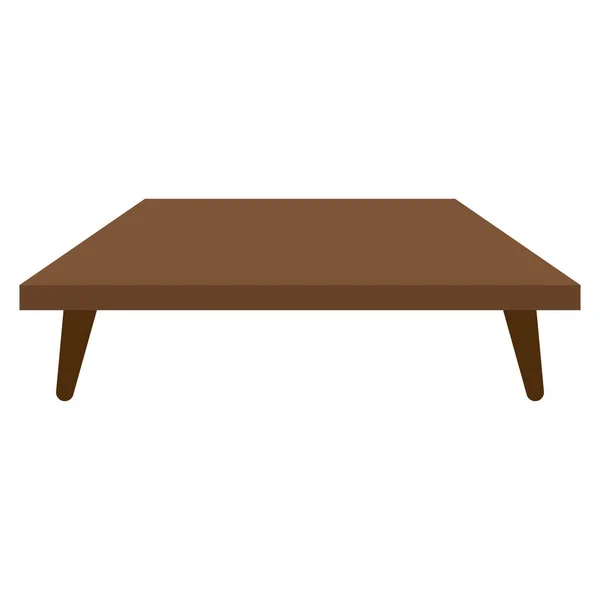 Geïsoleerde middelste tafel — Stockvector