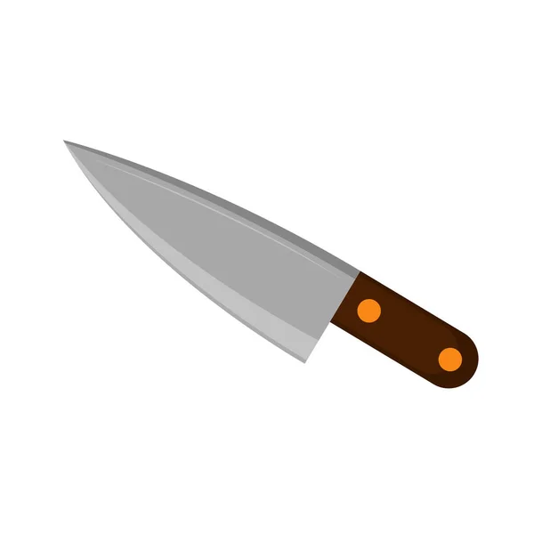 Isolerad knivbild — Stock vektor
