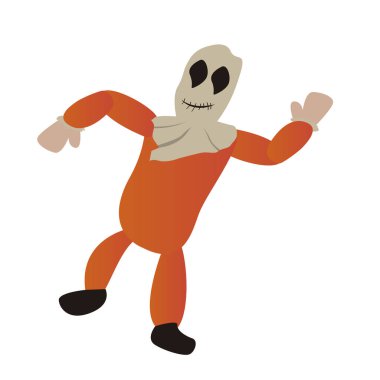 Cadılar Bayramı için korkunç kostüm