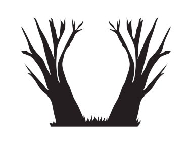 Spooky ağaç dalları