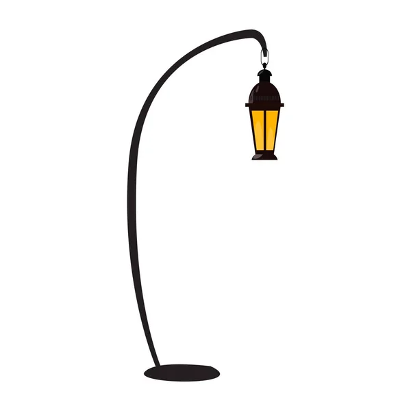 Lanterne antique isolée — Image vectorielle