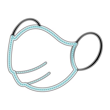 Yüz maskesi simgesi