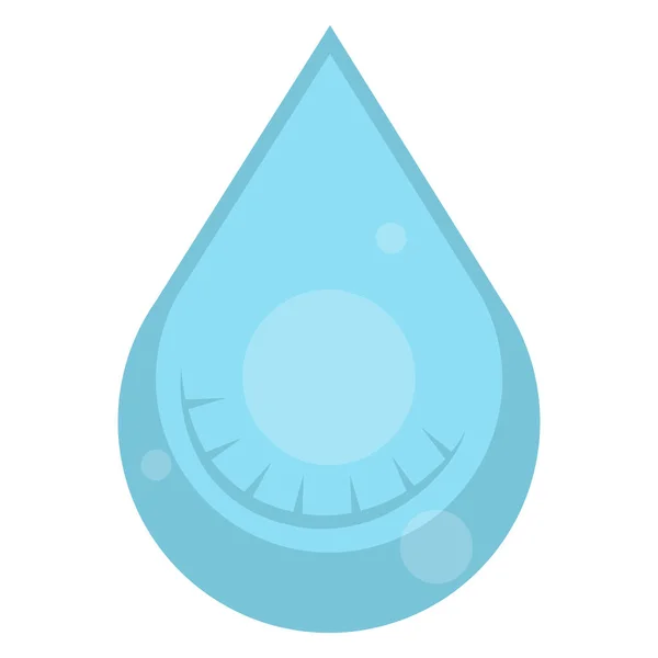 孤立的水滴 — 图库矢量图片