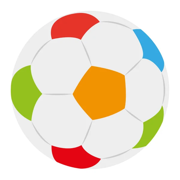 Icône de ballon de football — Image vectorielle