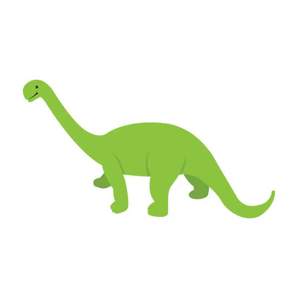 Isolée icône de dinosaure — Image vectorielle