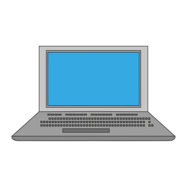 Isolated laptop icon — Stock Vector