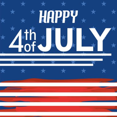 Mutlu 4 Temmuz posteri