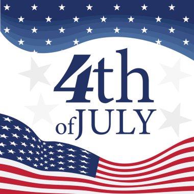 Mutlu 4 Temmuz posteri