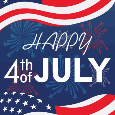 Mutlu 4 Temmuz posteri